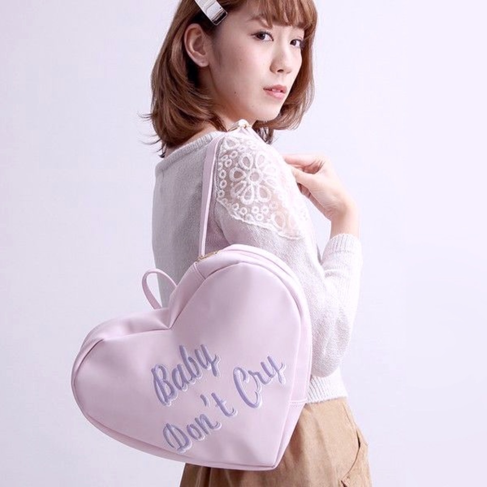 Japanese Kawaii Pastel Pink Heart Backpack